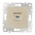 Розетка RJ45 Arte Milano 203.45-1.shampan