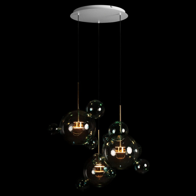 Подвесная люстра Loft IT Bolle 2027-D3 Blue Подвесная люстра Loft IT Bolle 2027-D3 Blue