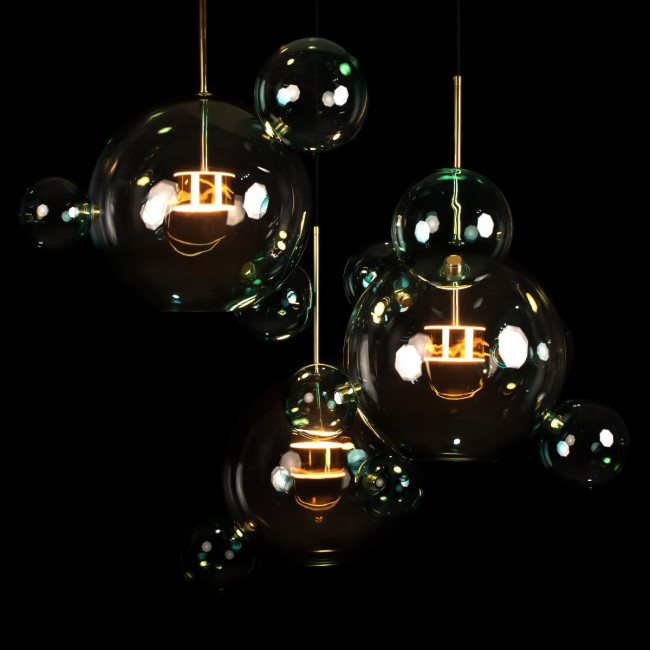 Подвесная люстра Loft IT Bolle 2027-D3 Blue Подвесная люстра Loft IT Bolle 2027-D3 Blue