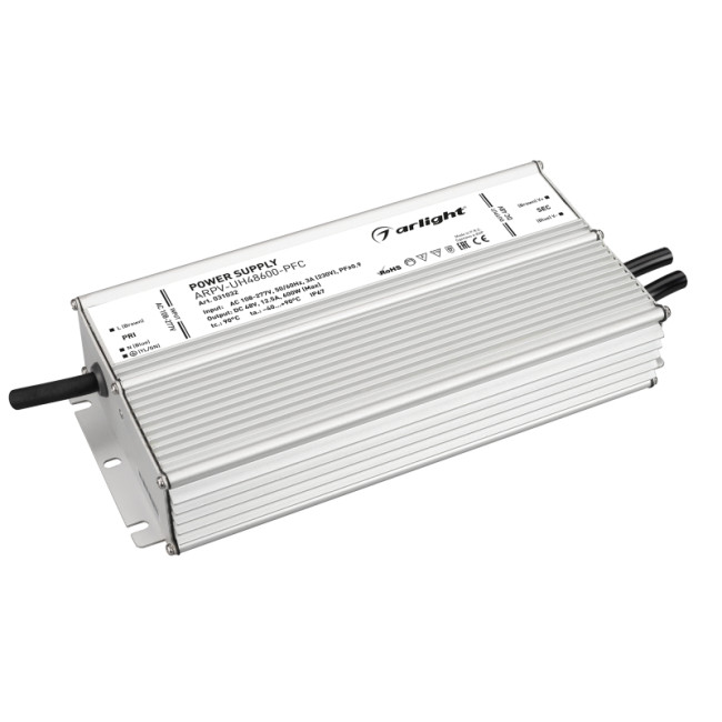 Блок питания Arlight ARPV-UH48600-PFC (48V, 12.5A, 600W) 031032 Блок питания Arlight ARPV-UH48600-PFC (48V, 12.5A, 600W) 031032