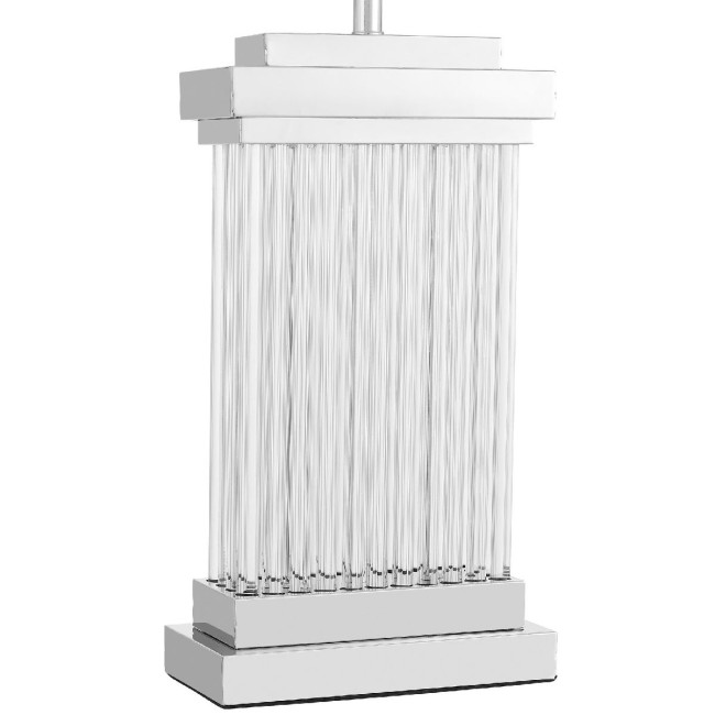 Настольная лампа Lumina Deco Davos LDT 310 CHR+WT Настольная лампа Lumina Deco Davos LDT 310 CHR+WT