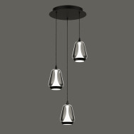 Подвесной светильник MD24001011-3A black/smoky Подвесной светильник MD24001011-3A black/smoky