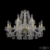 Подвесная люстра Bohemia Ivele Crystal 1409/8+4/240 G Подвесная люстра Bohemia Ivele Crystal 1409/8+4/240 G