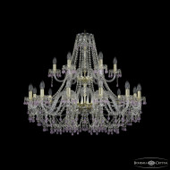 Подвесная люстра Bohemia Ivele Crystal 1410/12+6/360/2d G V7010