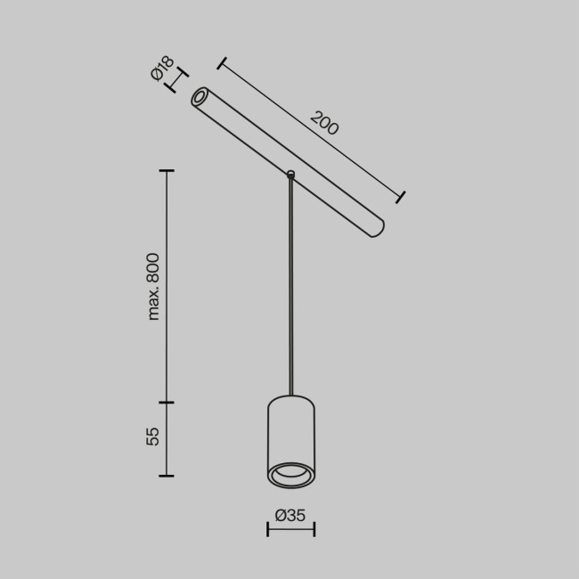 Трековый светильник Maytoni Focus LED C105PL-3W3-6K-B Трековый светильник Maytoni Focus LED C105PL-3W3-6K-B