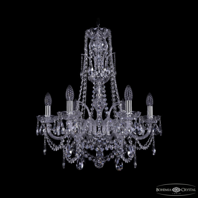 Подвесная люстра Bohemia Ivele Crystal 1411/6/195/XL-63 Ni