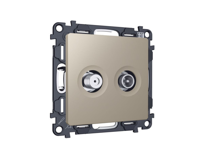 Комплект механизма розетки TV оконечной + SAT 5-862MHz 3.5dB/950-2150MHz 3.5dB Alfa Серо-бежевый матовый Quant Ambrella Volt MA373310 (AP3733, VM217) Комплект механизма розетки TV оконечной + SAT 5-862MHz 3.5dB/950-2150MHz 3.5dB Alfa Серо-бежевый матовый Quant Ambrella Volt MA373310 (AP3733, VM217)