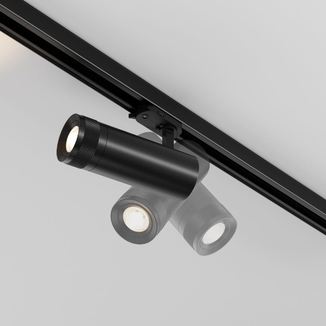 Трековый трехфазный светильник Maytoni Focus Zoom TR198-3-20W2.7K-Z-B Трековый трехфазный светильник Maytoni Focus Zoom TR198-3-20W2.7K-Z-B