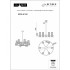 Подвесная люстра iLamp Evolution 6806-6 NIC