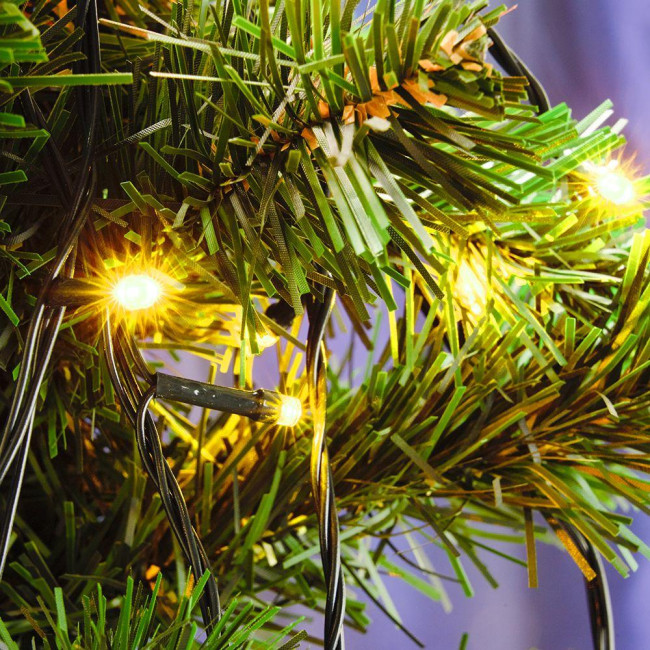 Уличная светодиодная гирлянда Feron Линейная 230V желтый без мерцания CL07 41620 Уличная светодиодная гирлянда Feron Линейная 230V желтый без мерцания CL07 41620