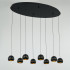 Подвесной светильник MD21001034-8A black/gold Подвесной светильник MD21001034-8A black/gold