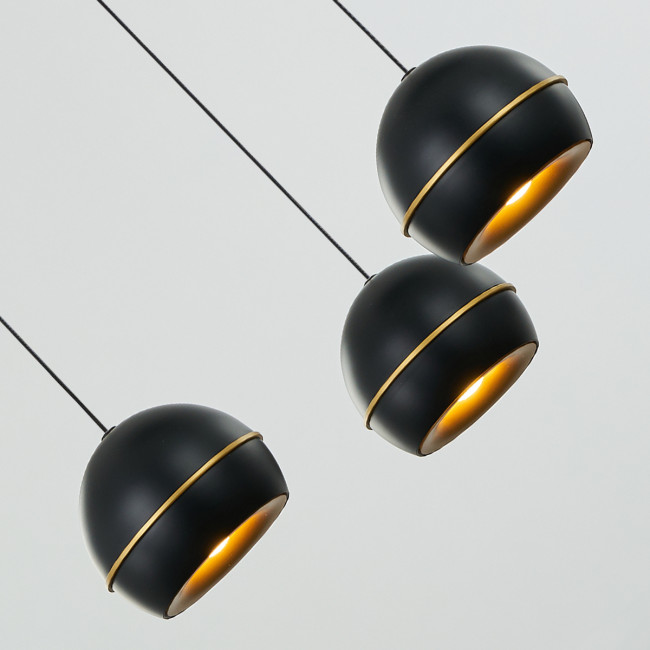 Подвесной светильник MD21001034-8A black/gold Подвесной светильник MD21001034-8A black/gold