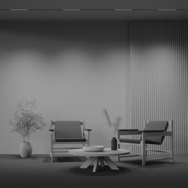 Трековый светодиодный светильник Maytoni Technical Points TR031-4-18W3K-S-DS-B