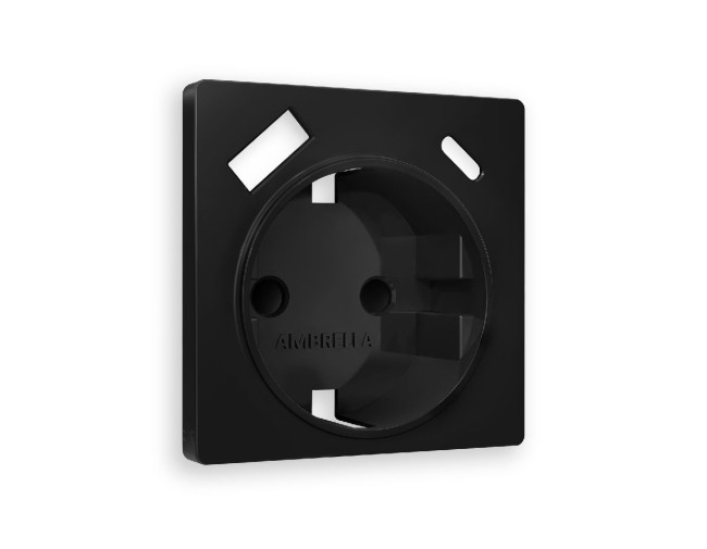 Лицевая панель для розетки с/з со шторками 2USB A+C Ambrella Volt Alfa AP8100 Лицевая панель для розетки с/з со шторками 2USB A+C Ambrella Volt Alfa AP8100