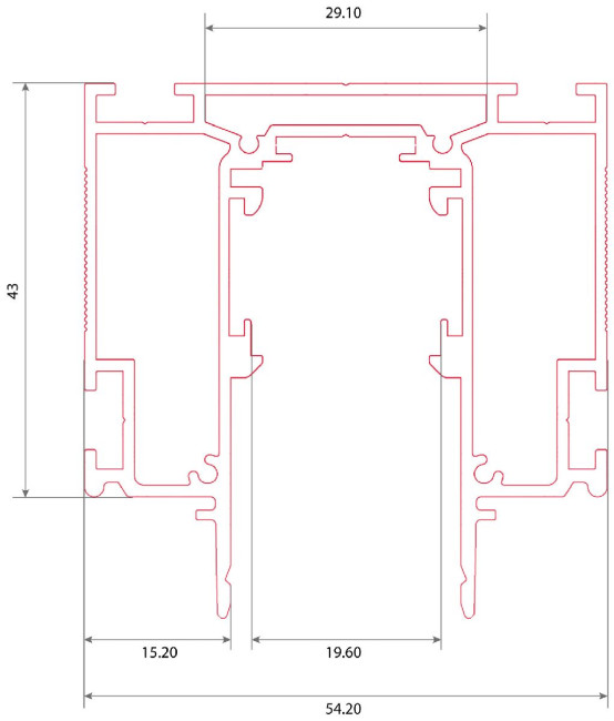 Магнитный шинопровод Lumker SY-LINK-IZI-2.5-BL 023213