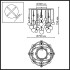 Подвесная люстра Odeon Light Modern Callisto 5457/21C Подвесная люстра Odeon Light Modern Callisto 5457/21C
