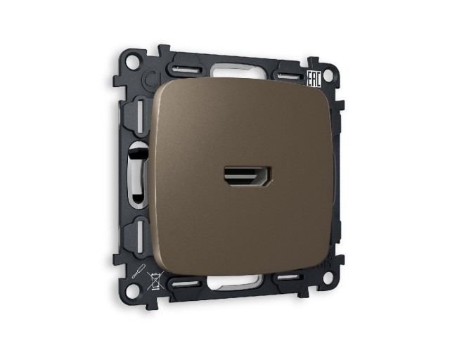 Комплект механизма розетки HDMI 2.0 40V/500mA 2.0GHz 5-18Gbit/s Ambrella Volt Omega MO644010 Комплект механизма розетки HDMI 2.0 40V/500mA 2.0GHz 5-18Gbit/s Ambrella Volt Omega MO644010