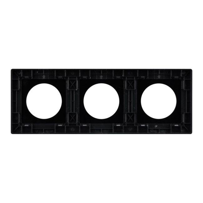 Рамка 3-местная алюминиевая Arlight FRM-PRESTO-ALR-3-BK 043872