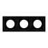 Рамка 3-местная алюминиевая Arlight FRM-PRESTO-ALR-3-BK 043872