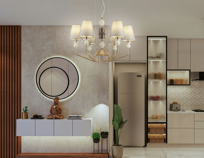 Подвесная люстра Ambrella Light High Light Ceramo Classic LH75401 Подвесная люстра Ambrella Light High Light Ceramo Classic LH75401