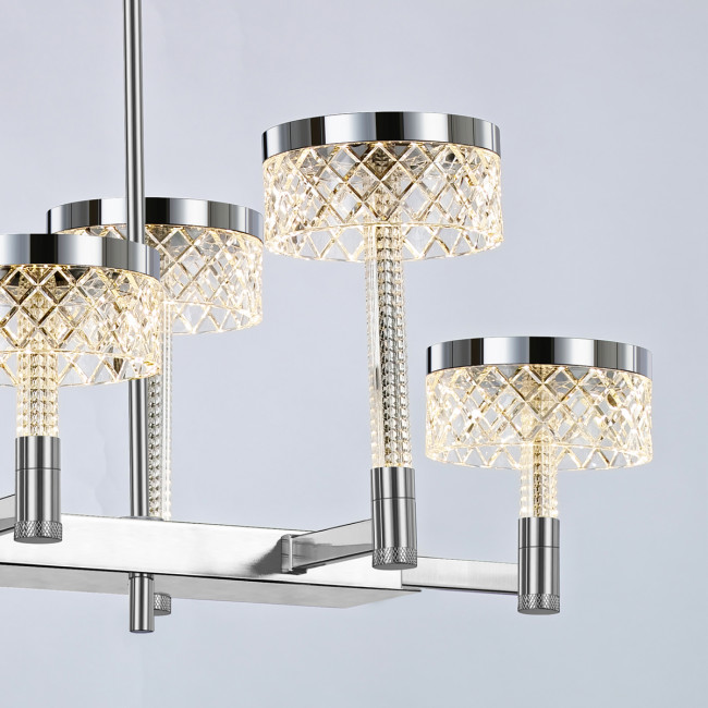 Подвесная люстра Delight Collection MD21020075 MD21020075-8B chrome Подвесная люстра Delight Collection MD21020075 MD21020075-8B chrome