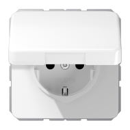 Розетка штепсельная Schuko Jung CD1520BFKLWW