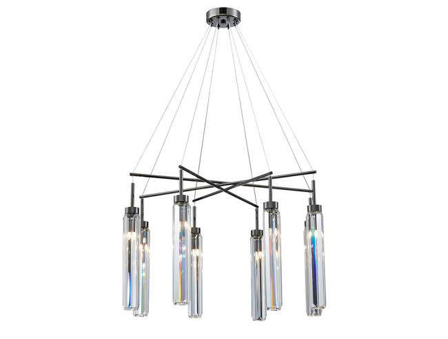 Подвесная люстра Newport 4520 4524+4/S black glossy М0068549 Подвесная люстра Newport 4520 4524+4/S black glossy М0068549