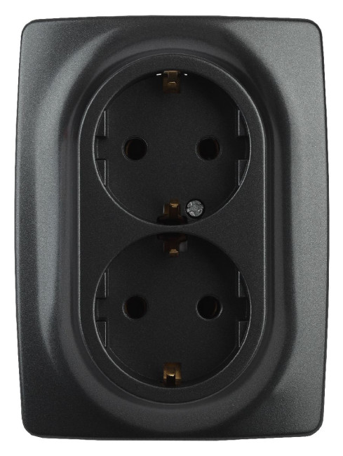 Розетка 2x2P+E Schuko Эра 12-2106-05 Б0031232 Розетка 2x2P+E Schuko Эра 12-2106-05 Б0031232