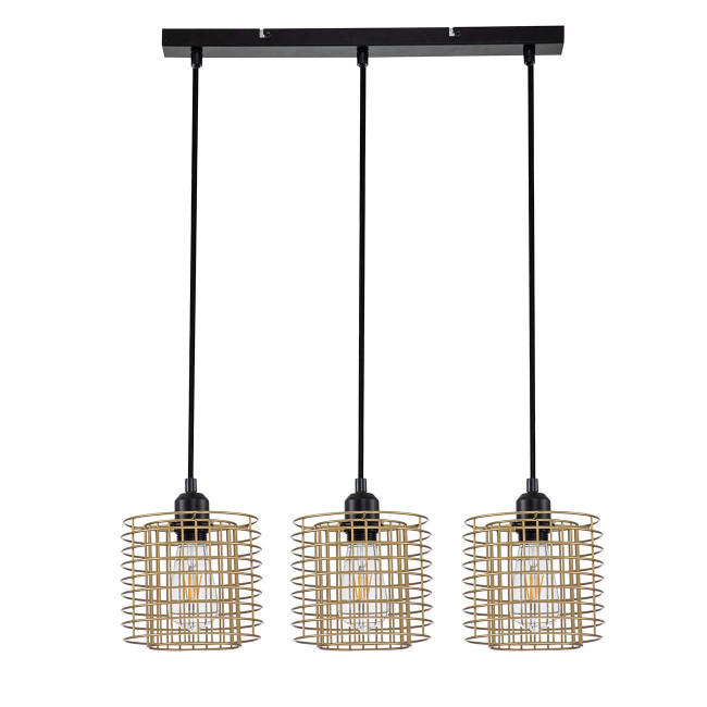 Подвесной светильник Escada Grid 10190/3S Gold