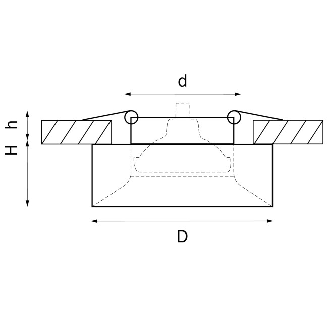 Встраиваемый светильник Lightstar Levigo L01002721 (010027+510021)