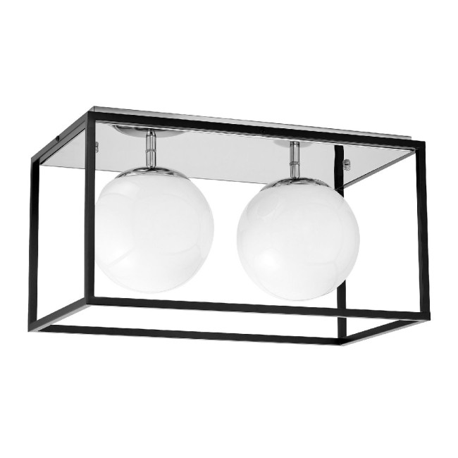 Потолочный светильник Lumina Deco Maldini LDC 8060-2 CHR+BK Потолочный светильник Lumina Deco Maldini LDC 8060-2 CHR+BK