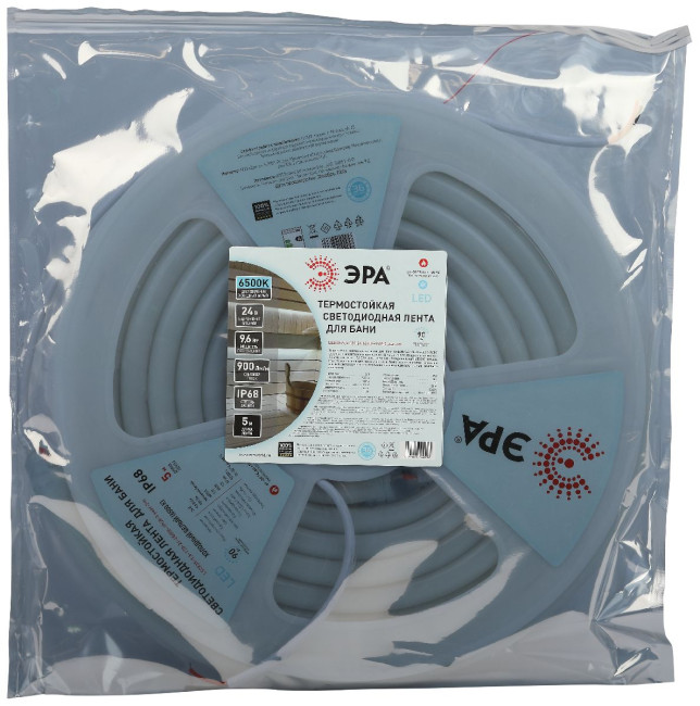 Светодиодная лента Эра LS2835-9,6-120-24-6500K-IP68-3 year-5m Б0062329