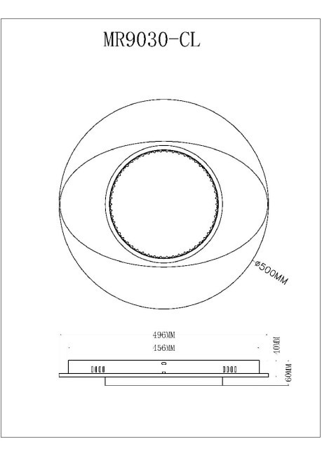 Потолочный светильник Myfar Orbit MR9030-CL Потолочный светильник Myfar Orbit MR9030-CL