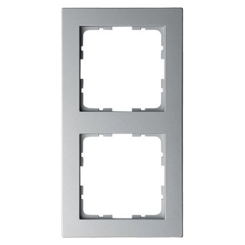 Рамка Jasmart G-Classic 2-постовая цвет алюминий поликарбонат G1002S