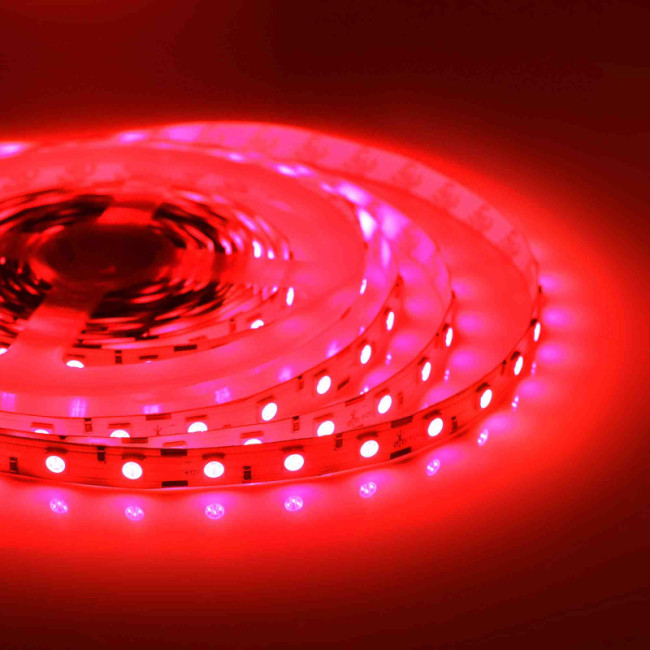 Светодиодная лента Apeyron 12В СТ 14,4Вт/м smd5050 60д/м IP20 5м красная 48BL Светодиодная лента Apeyron 12В СТ 14,4Вт/м smd5050 60д/м IP20 5м красная 48BL