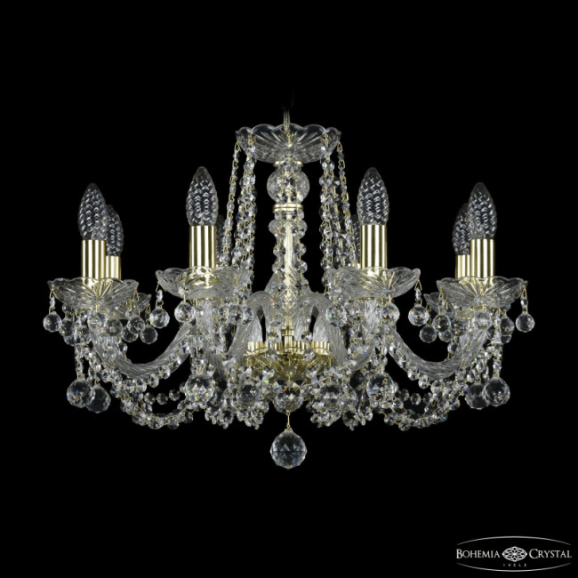Подвесная люстра Bohemia Ivele Crystal 1402/8/195 G Balls Подвесная люстра Bohemia Ivele Crystal 1402/8/195 G Balls