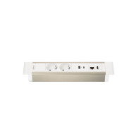 Блок розеток 41T (2 секции, USB + type C + RJ45 + HDMI) Mebax 00-00002594