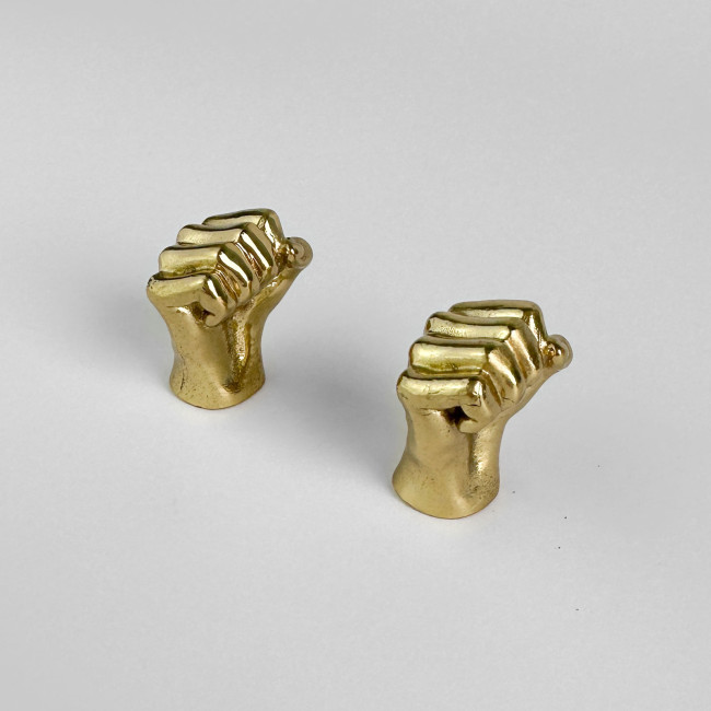 Ручка-кнопка MOS004 brass Ручка-кнопка MOS004 brass