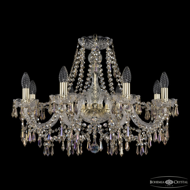 Подвесная люстра Bohemia Ivele Crystal 1403/8/240 G R801 Подвесная люстра Bohemia Ivele Crystal 1403/8/240 G R801