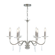 Подвесная люстра Elstead Lighting Finsbury park FP6-POL-NICKEL Подвесная люстра Elstead Lighting Finsbury park FP6-POL-NICKEL