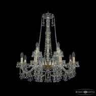 Подвесная люстра Bohemia Ivele Crystal 1409/8+4/240/h-77 G Подвесная люстра Bohemia Ivele Crystal 1409/8+4/240/h-77 G