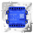 Проходной переключатель двухклавишный Voltum S70 VLS020302 (белый матовый)
