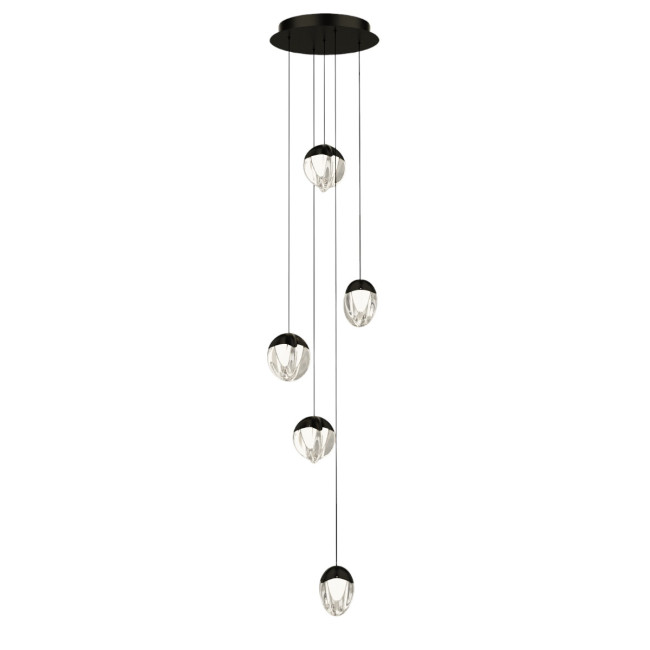 Подвесной светильник Delight Collection MD24001033-5A black/clear
