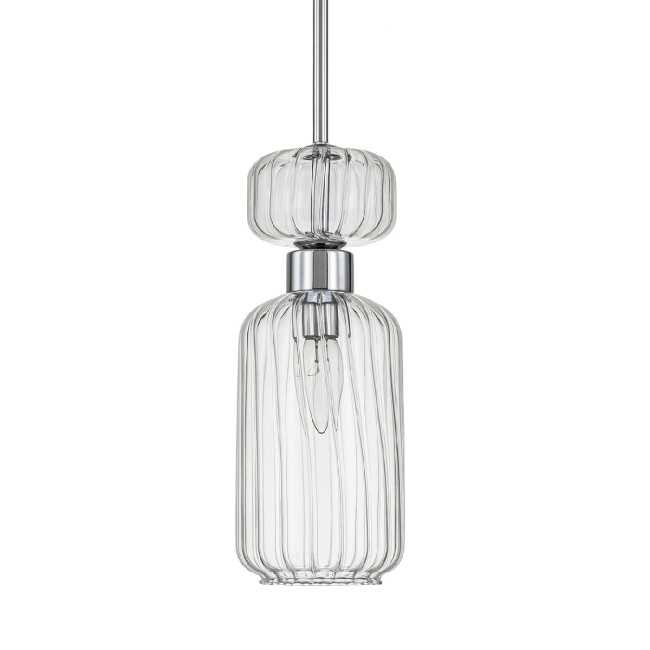 Подвесной светильник Escada Gloss 1141/1S Chrome/Clear Подвесной светильник Escada Gloss 1141/1S Chrome/Clear