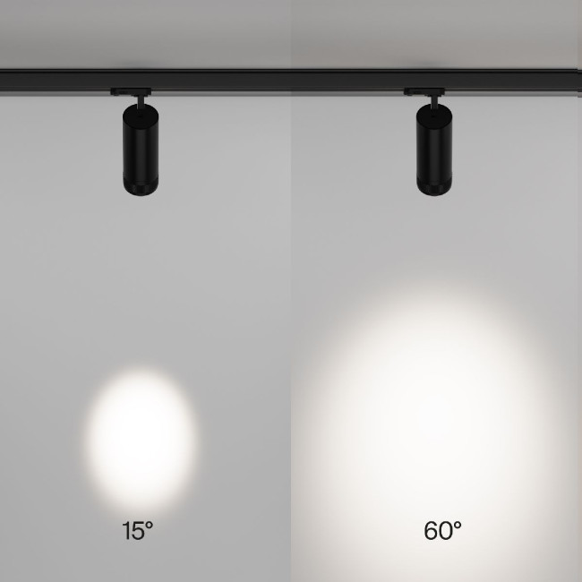 Трековый трехфазный светильник Maytoni Focus Zoom TR198-3-20W4K-Z-B