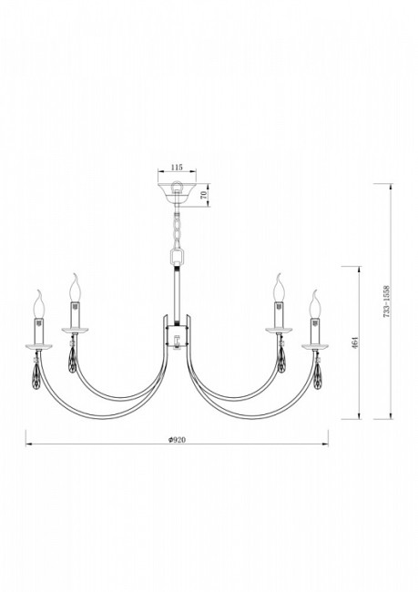 Подвесная люстра Freya Forte FR1006PL-12N Подвесная люстра Freya Forte FR1006PL-12N