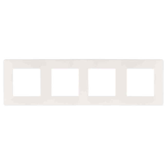 Рамка 4-постовая ЭРА 12 сатин белый 12-5104-01 Б0052529 Рамка 4-постовая ЭРА 12 сатин белый 12-5104-01 Б0052529