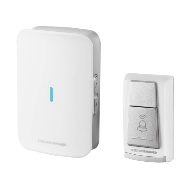 Звонок беспроводной Elektrostandard DBQ19M WL 36M IP44 белый 4690389140167 Звонок беспроводной Elektrostandard DBQ19M WL 36M IP44 белый 4690389140167