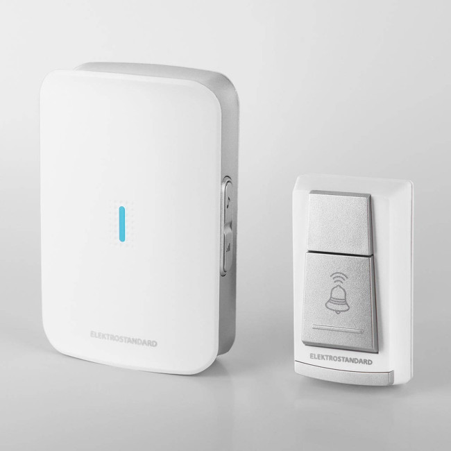 Звонок беспроводной Elektrostandard DBQ19M WL 36M IP44 белый 4690389140167 Звонок беспроводной Elektrostandard DBQ19M WL 36M IP44 белый 4690389140167