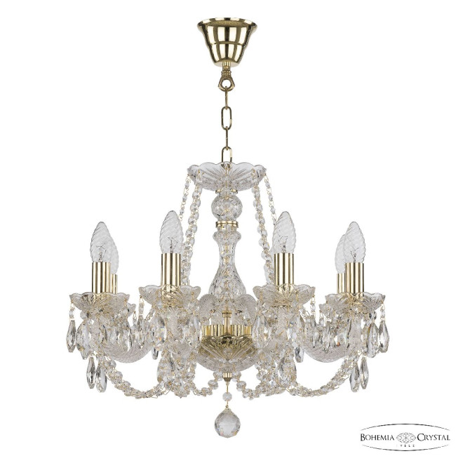 Подвесная люстра Bohemia Ivele Crystal 101/8/165 G Подвесная люстра Bohemia Ivele Crystal 101/8/165 G